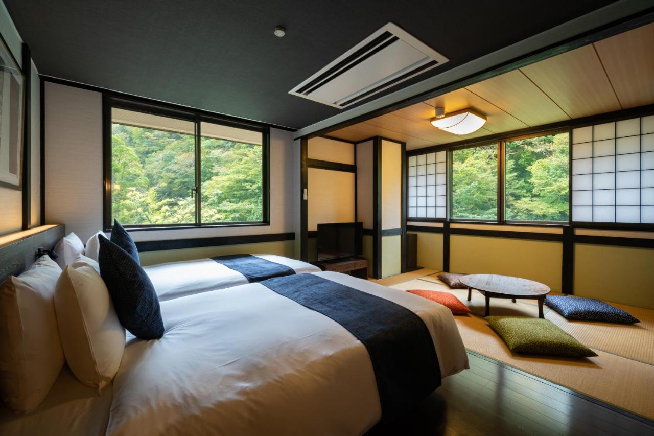 Onsen Guest House Tsutaya Hakone Exterior foto
